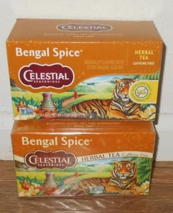 Celestial Two Packs Of 20 Each Bengal Spice Herbal Tea - Picture 1 of 1