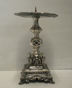 Very Heavy Antique Antinomy Gothic Candle Spike (SP20) - Picture 1 of 12