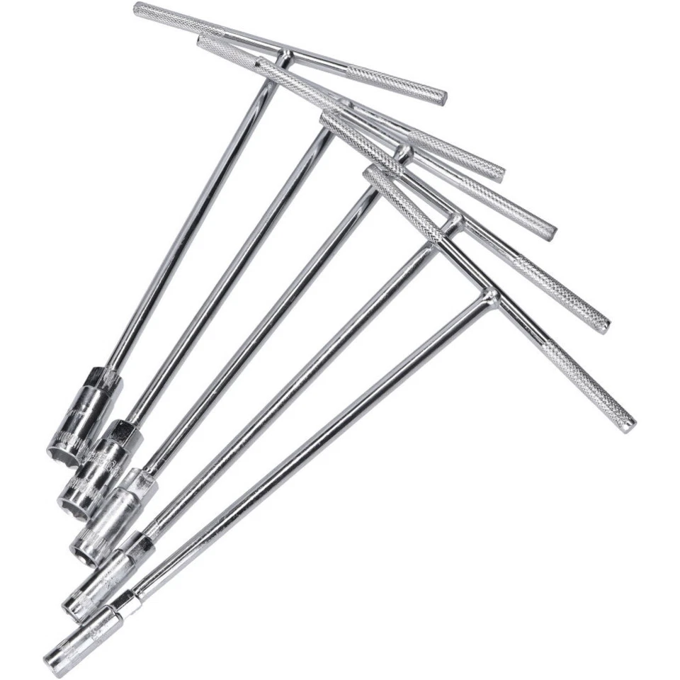 Steckschlüssel / T-Schlüssel Set 5 Stück metrisch 8-14mm IP44196 socket 5-piece - Bild 1 von 1