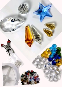 Set Suncatcher AAA Crystal shipped from Sydney MYO Wholesale JCE11 NU18-1-4 - Picture 1 of 2