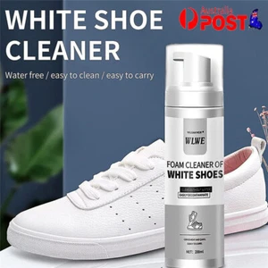 Shoe Cleaner Kit Sneaker Tennis Leather White Shoes Cleaning Foam All Footwear - Picture 1 of 9