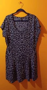 Jessica Simpson Long Sweater Dress Animal Print 2X - Picture 1 of 5