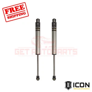 ICON 2.0 Reservoir Shocks Rear 0-2" Lift for Chevrolet Silverado 1500 4WD 07-19 - Picture 1 of 3