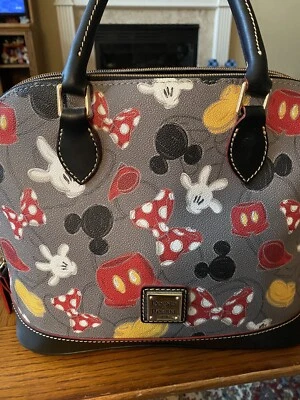 Downey Bourke Disney Parks Satchel Gray -Minnie Mouse - Imagem 1 de 4