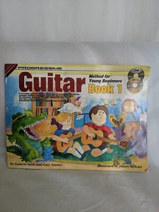 Kid's Guitar Course Book 1  CD DVD Scott Turner Progressive Guitar Method  - Picture 1 of 9