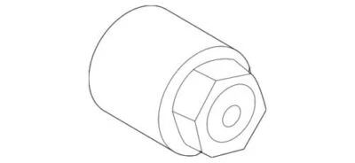 Genuine Land-Rover Discovery Sp Locking Wheel Nuts - Chrome Look Finish LR008794 - Image 1 of 4