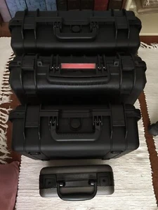 SECURITY CASES FOR PISTOLS-CAMERAS-TOOLS-VALUABLES-INSTRUMENTS-WITH FREE TORCH. - Picture 1 of 10