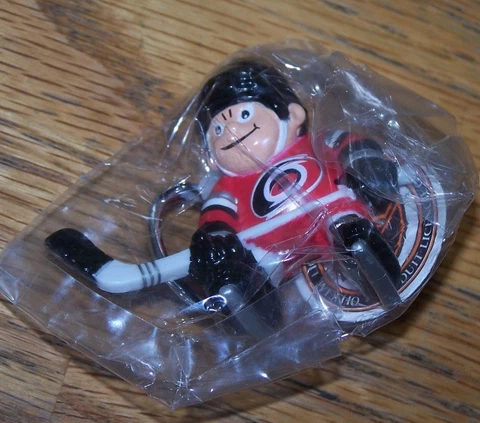NHL VINTAGE Carolina Hurricanes Lil Brat Keychain/Keyring 90's OOP Hockey CANES Cover