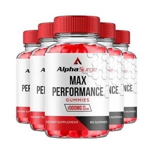 5-Pack Alpha Surge for Men, AlphaSurge Gummies for Male Performance -300 Gummies - Picture 1 of 5