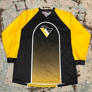 Vintage OT Sports Pittsburgh Penguins L/S Jersey Shirt Size XL 90s NHL Hockey - Picture 1 of 9