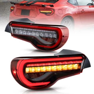 Full LED Tail Lights For Toyota 86 & Scion FR-S 2013-2021 Subaru BRZ 13-21 Pair - Picture 1 of 12