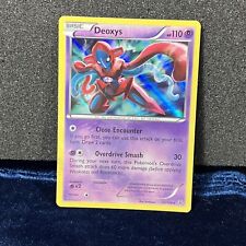 Deoxys 33/108  XY Roaring Skies Holo Rare Pokemon Card HOLO BLEED