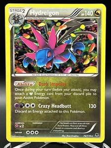 Hydreigon 74/119 XY Phantom Forces Rare Holo Pokemon Card - Picture 1 of 2