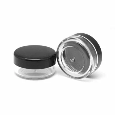 10Pcs Mini Plastic Box for Travel Jar , Containers , Cosmetic Makeup Cream Pot. - Image 1 of 4
