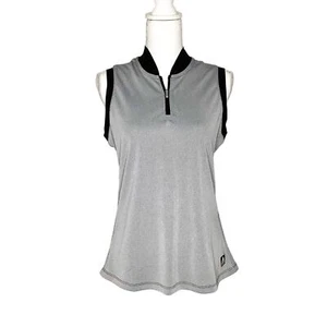 Adidas Golf Otomana Gris y Negro Sin Mangas Top Mujer Mediano Nuevo - Imagen 1 de 7