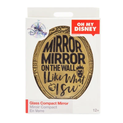 Disney Store Oh My Disney Evil Queen Glass Compact Mirror Snow White New In Box - Image 1 of 3