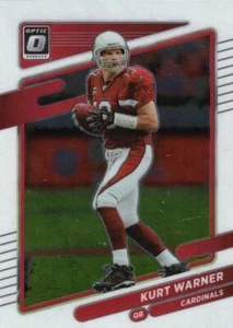 KURT WARNER-QB-ARIZONA CARDINALS-2021 PANINI-DONRUSS OPTIC FOOTBALL #181-HOFER - Picture 1 of 2
