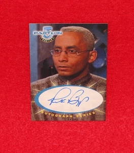 Babylon 5 1999 Profiles SA5 Richard Biggs Franklin Autograph Skybox - Picture 1 of 3