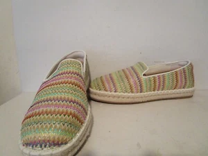 Universal Thread Womens Skipper Casual Espadrille Flats Stripes Size 8 - Picture 1 of 5