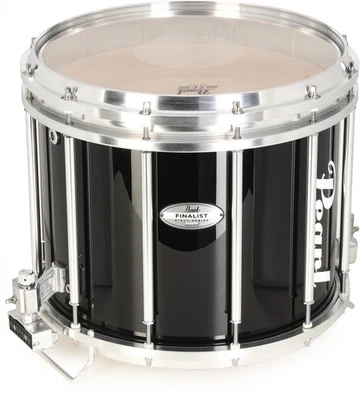 Pearl FBX1412 Finalist Marching Snare Drum - 14 x 12 inch, Midnight Black - Image 1 of 4