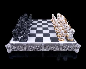 Angelic Chess Set With Board - Picture 1 of 16