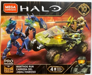 Mega Construx Halo 10 Years Warthog Run 318 Pcs GFT55 Sealed in Box - Picture 1 of 2