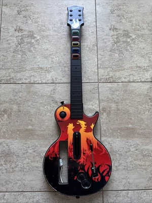 Nintendo Wii Guitar Hero Controller Gibson Les Paul 95125.805 testato - Immagine 1 di 4