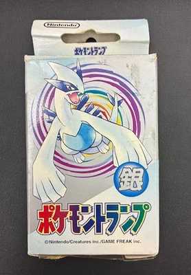Серебряные игральные карты Pokemon Lugia 1996 54 покерная колода с коробкой японские редкие - Изображение 1 из 4