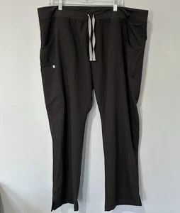 Figs Women’s Kade Black Cargo Scrub Pants Size XXL - Picture 1 of 6