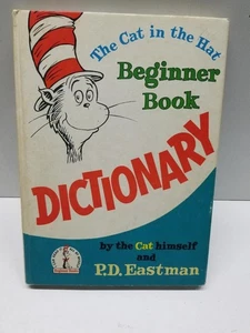 VTG 1st Ed 1964 Cat in the Hat Beginner Book Dictionary by Dr. Seuss, PD Eastman - Bild 1 von 10