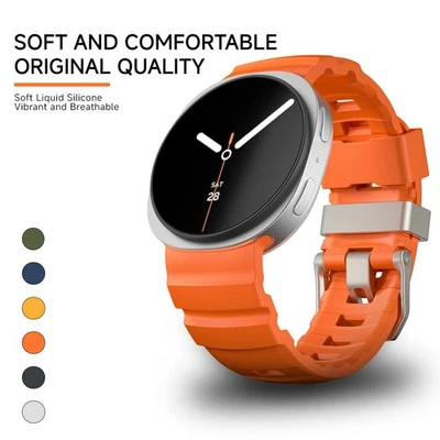 GEEKTHINK Trail Loop Silicone Band for Galaxy Watch 8 40/44mm 8 Classic 46mm Rubber Strap
