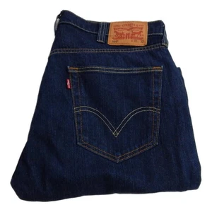 Levi 501 Jeans Regular Straight Blue Waist 38 Leg 29 W38 L29 Button Fly (Q6754) - Picture 1 of 10