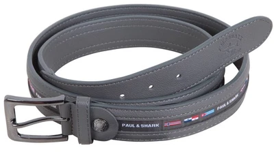 PAUL & SHARK YACHTING Cinturón Hombre Hebilla Latón Sólido 110 42" Gris BANDERA NÁUTICA Foto 1 de 4
