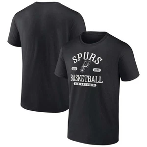 Men's Fanatics  Black San Antonio Spurs Calling Plays T-Shirt - Picture 1 of 3