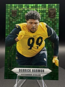 2025 Panini Donruss Elite - Rookies Derrick Harmon #162 Green Disco (RC) - Picture 1 of 3