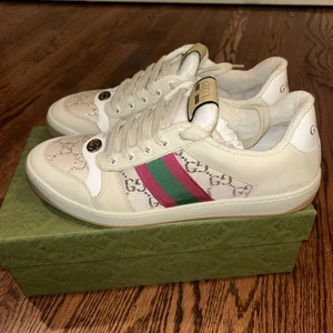 Zapatillas deportivas Gucci GG Web adornadas con cristal para mujer talla 41 (US 11) 577684 - Imagen 1 de 7