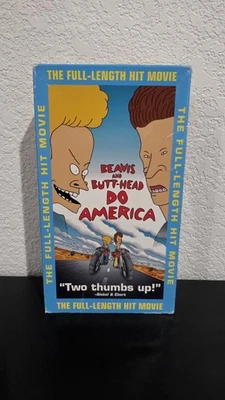 Beavis and Butt-Head Do America VHS 1997 Mike Judge MTV Classic Adult Comedy Foto 1 de 4