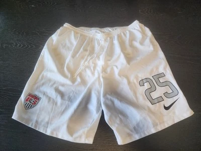 Pantalones Cortos Nike USMNT OFICIALES Juego Usados por Matt Besler #25 Talla XL Foto 1 de 4