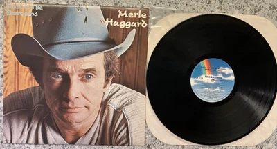 Merle Haggard – Back To The Barrooms ; 1980 LP VG+ 1ST PRESSING - Image 1 of 3