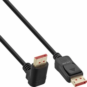10x InLine DisplayPort 1.4 Kabel, 8K4K, nach oben gewinkelt, schwarz/gold, 2m - Bild 1 von 1
