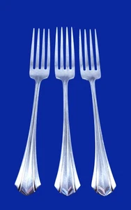 Oneida RUSHMORE Deluxe Stainless Flatware -- Set of 3 Dinner Forks 7 1/2" - Picture 1 of 1