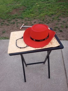 Outback Trading Company Red Wool Hat Sz L (Crushable,Water Repellent) - Picture 1 of 19