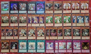 YUGIOH Lightsworn Deck 45 Cards Lyla *Judgment Dragon* Minerva *Wulf* Lumina - Picture 1 of 1