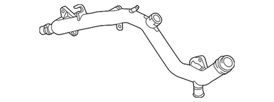 Tubo conector original Audi 06E-121-045-BD Foto 1 de 3