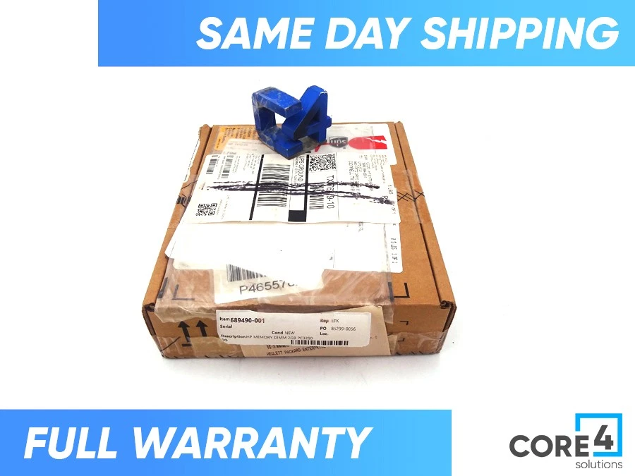 HP 689490-001 MEMORY DIMM 2GB PC3200 *New Bulk* - 641231-001 - Image 1 of 1