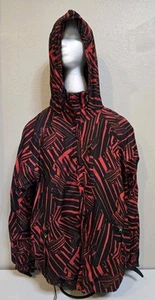Fox Racing Windbreaker Jacket Hooded Zip Up Adult Size XL Red Black - Picture 1 of 13