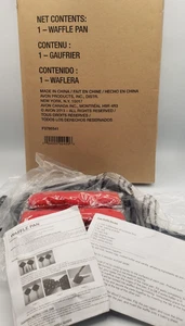 Avon Gusseisen Waffelpfanne Indoor/Outdoor Lagerfeuer Schwerlast New Old Stock - Bild 1 von 11