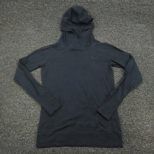 Nike Hoodie Girls XL Extra Large Black Dri-Fit Running Breathable Long Sleeve - Picture 1 of 8