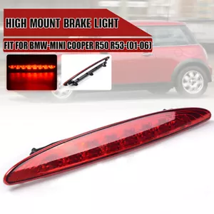 Rojo 3rd Freno High Mount Stop Tail Light Lamp LED para 2002-2006 2005 MINI Cooper - Imagen 1 de 8