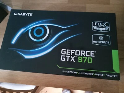 GIGABYTE NVidia GTX 970 WindForce OC 4GB Graphics Card Excellent Condition CIB - Image 1 of 4